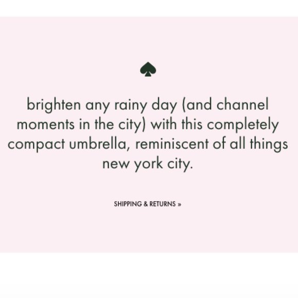 kate spade nyc new york city map umbrella nwt - Picture 5 of 7